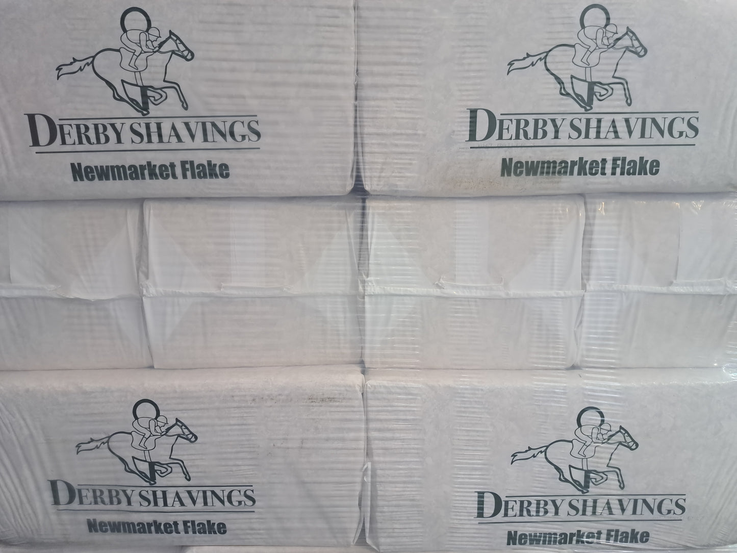 Derby Shavings Large Flake (Newmarket Flake) 27 bales per pallet (UK wide delivery inc)
